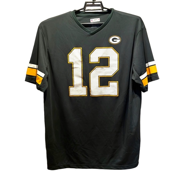 NFL Team Apparel Men’s Green Bay Packers Aaron Rodgers Shirt XL - Picture 1 of 10